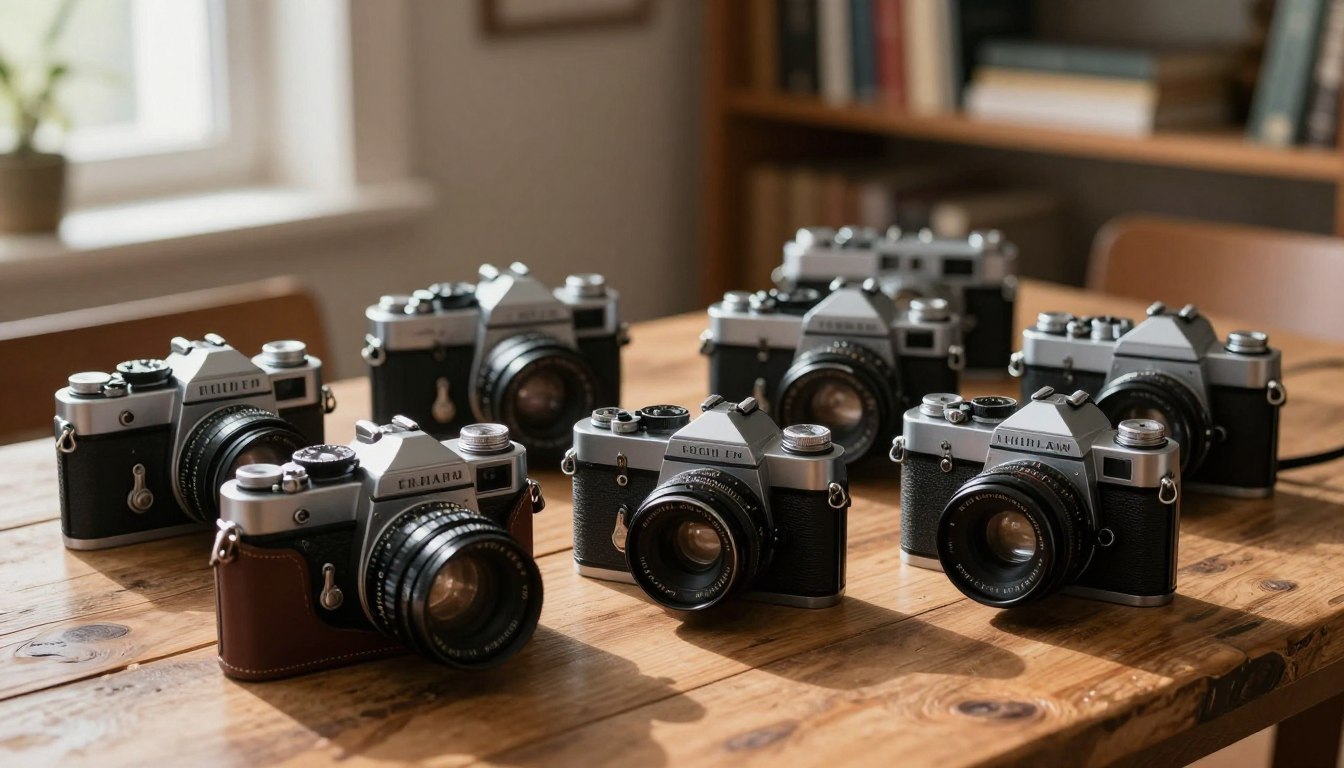 Aparaty fotograficzne retro