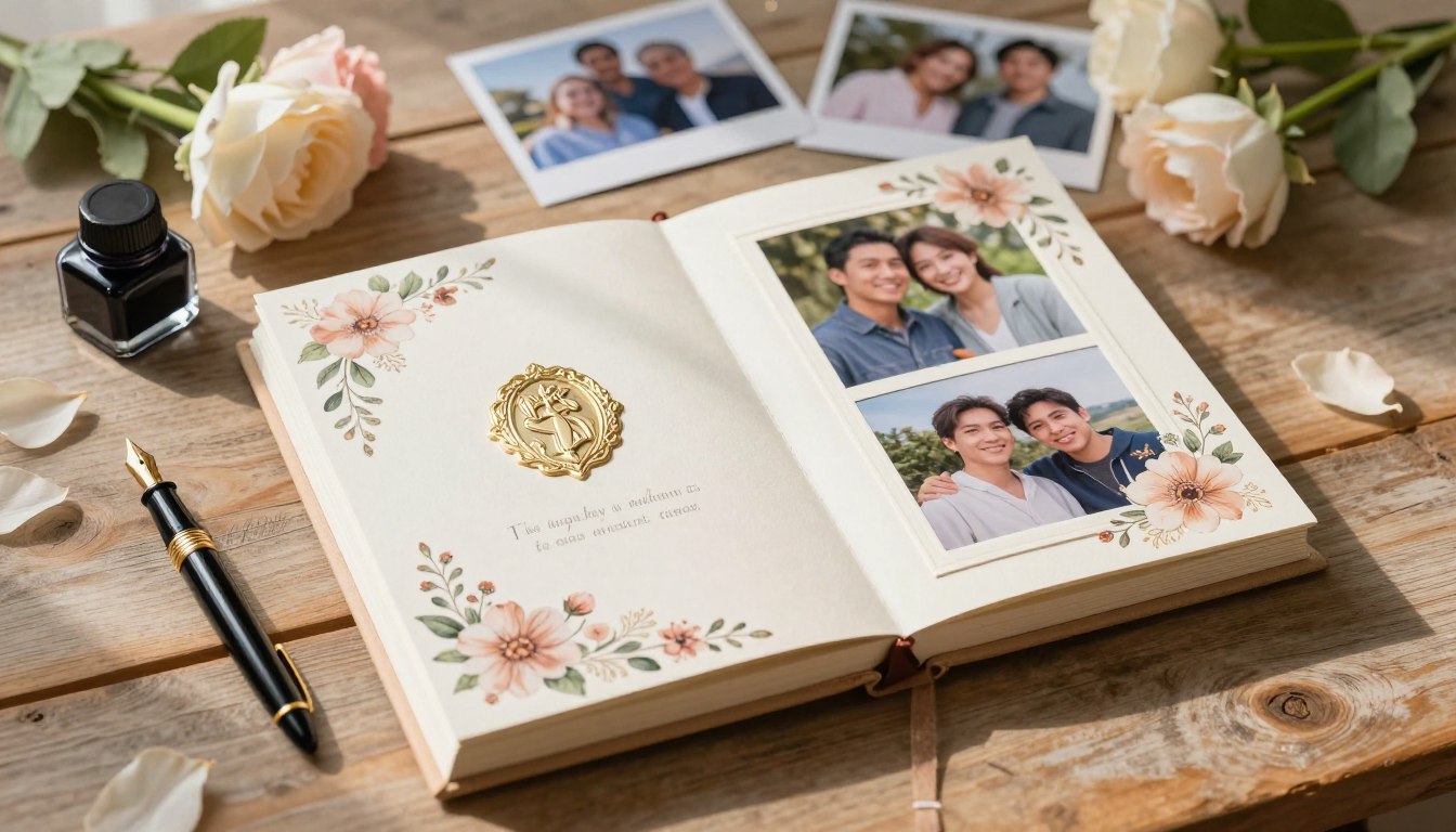 Dedykacja do albumu fotograficznego