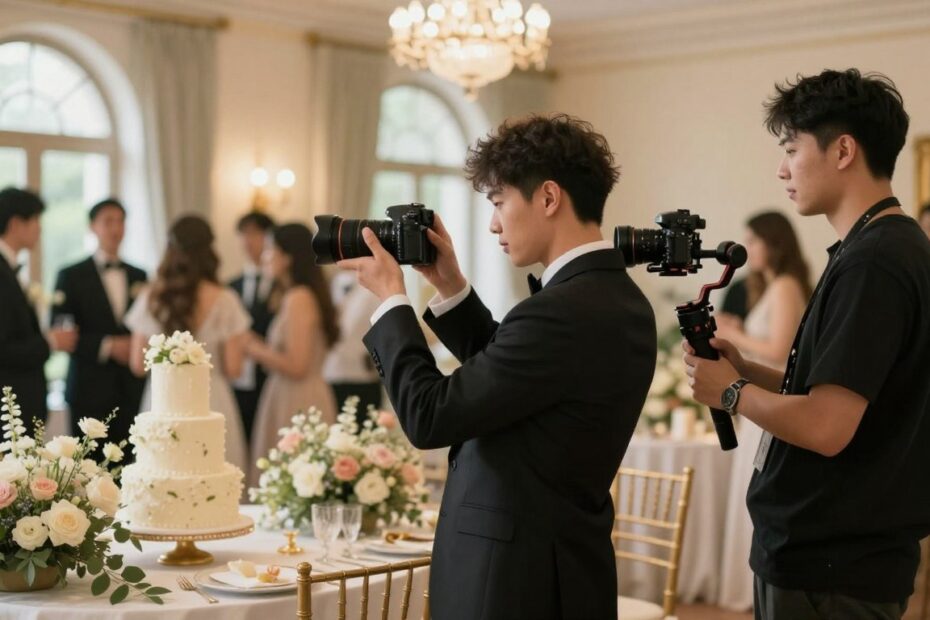Fotograf i kamerzysta na wesele
